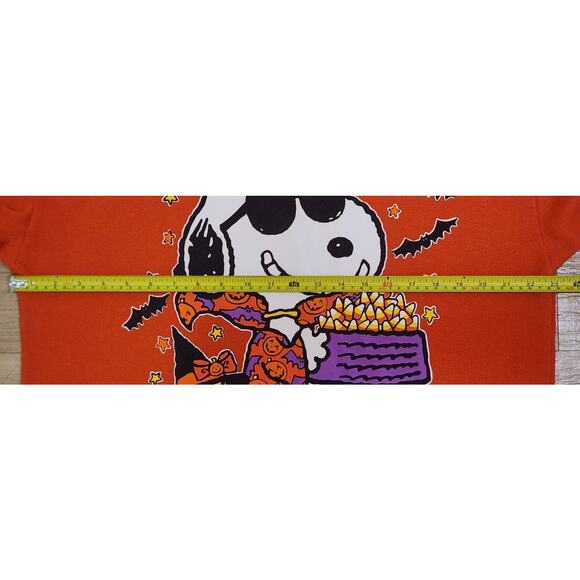 Vintage Peanuts Snoopy Joe Cool "Joe Trick Or Treat" Halloween Sweatshirt Large - Picture 7 of 8